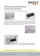 Werbebroschüre für modulares Schubladensystem.