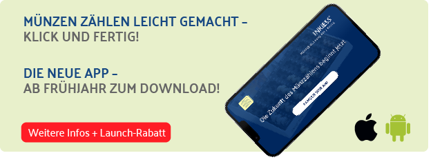 Neue App zum M&uuml;nzenz&auml;hlen, ab Fr&uuml;hjahr verf&uuml;gbar.